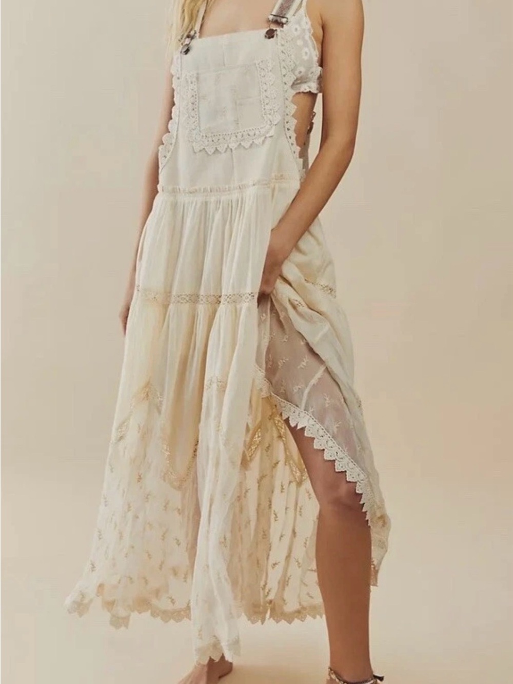 Free People Trails End Shirttail Dress M - Picture 1 of 8